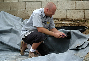 Pondless filter placement